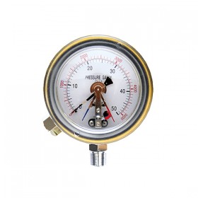 EXPLOSION PROTECTED PRESSURE GAUGE WITH CONTACT